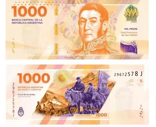 CÓMO IDENTIFICAR EL NUEVO BILLETE DE 1000 PESOS