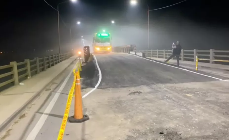 QUEDÓ HABILITADO EL PUENTE BAILEY, QUIENES PODRÁN TRANSITARLO