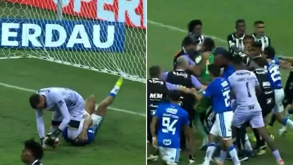 Escándalo en la final del Mineiro: argentinos involucrados en la pelea entre Cruzeiro y Atlético