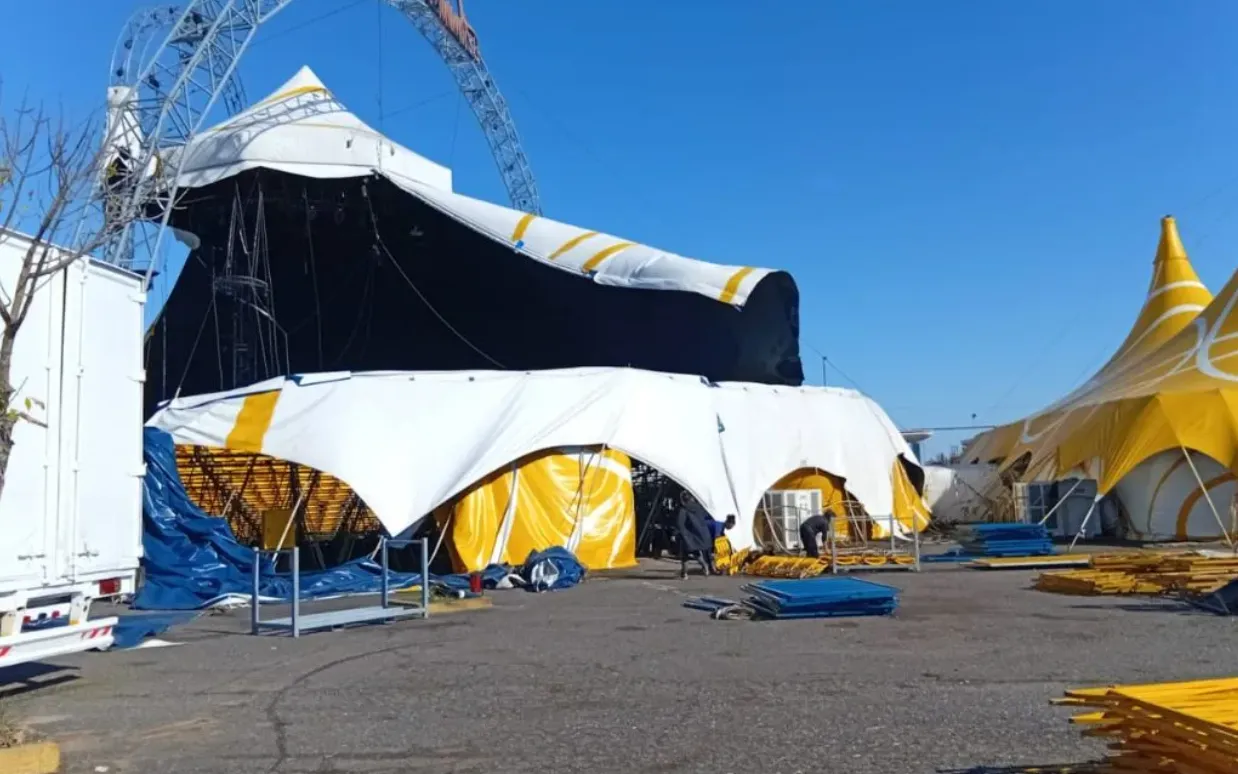 EL CIRCO DE FLAVIO MENDOZA EXTIENDE SU ESTADÍA EN SANTA FE Y SE MUDA A LA ESTACIÓN BELGRANO