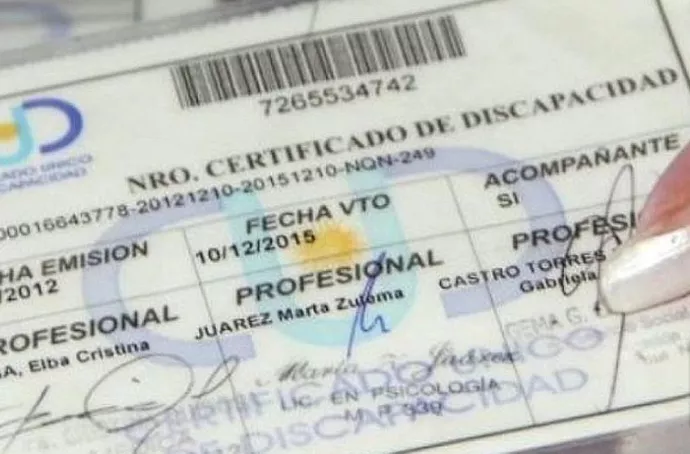 GOBIERNO ANUNCIO CERTIFICADO DE DISCAPACIDAD SIN VENCIMIENTO