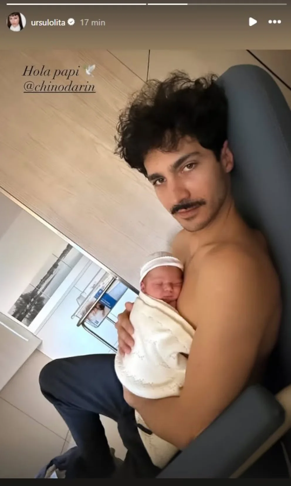 Chino Darín mostró su lado más tierno junto a su hijo Dante