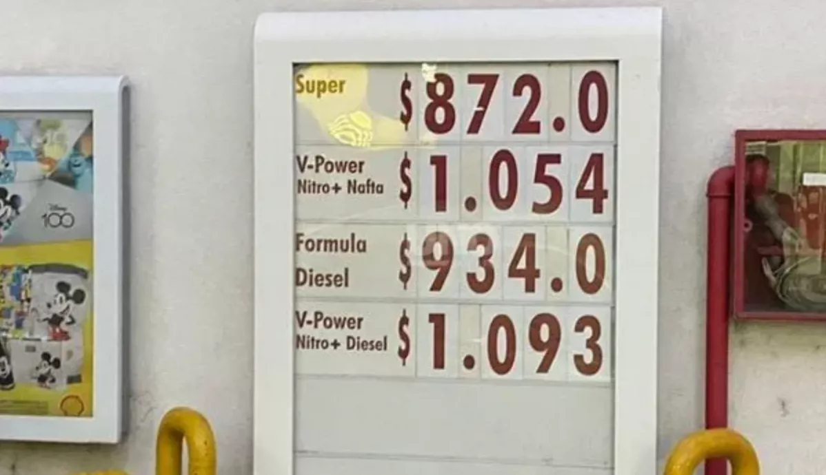 AXION TAMBIÉN ACTUALIZO SUS PRECIOS EN SANTA FE, CÓMO QUEDARON LAS PIZARRAS