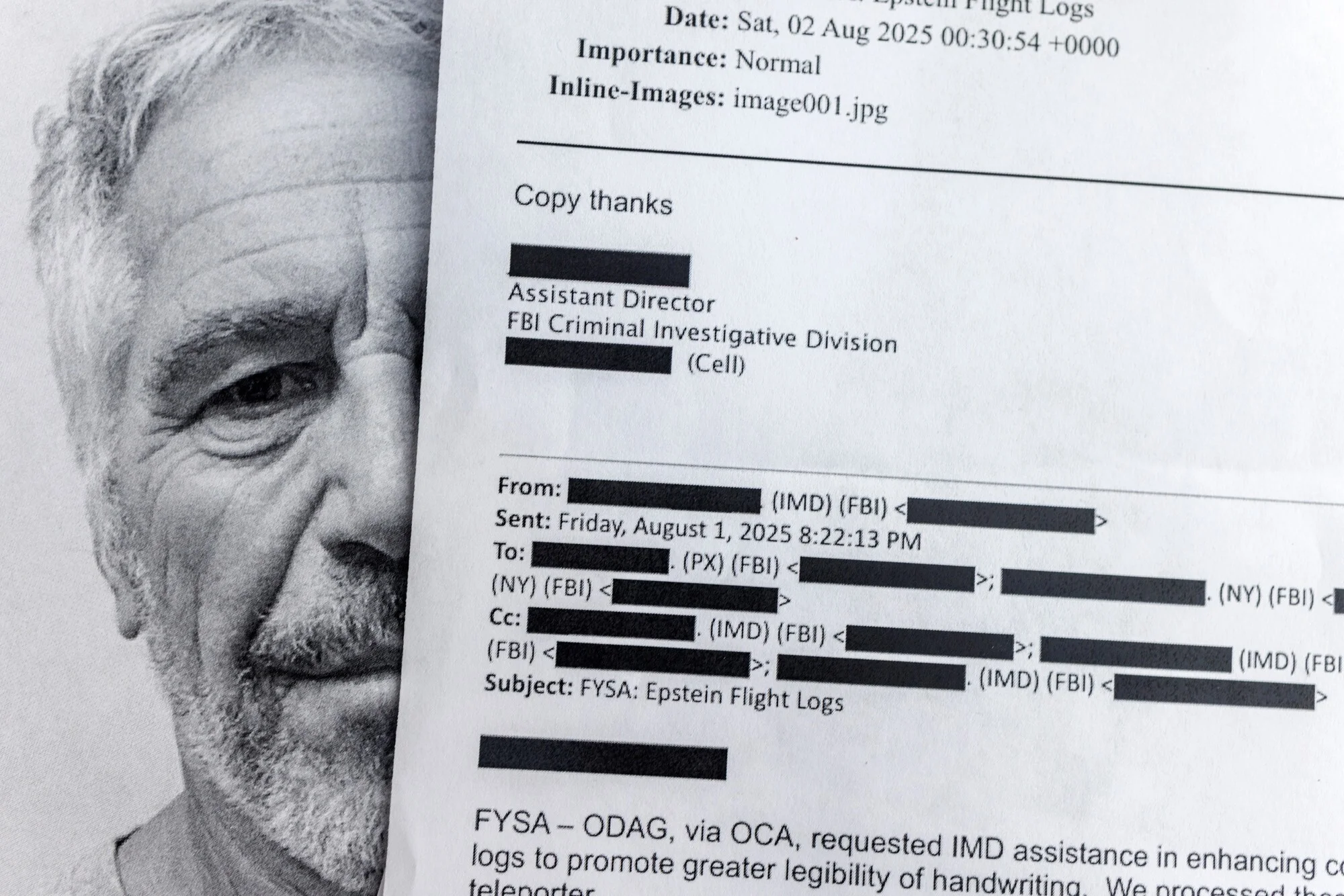 Nuevos documentos revelan la obsesión de Jeffrey Epstein por la hija menor de su expareja