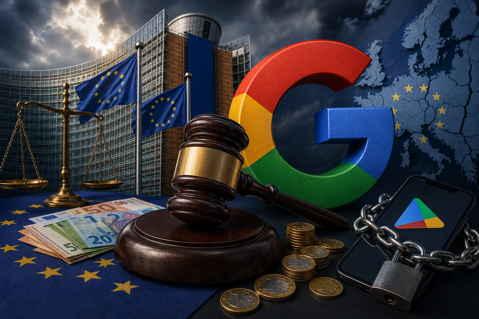 La UE impone a Google una multa récord de más de 1.000 millones de dólares por abusar del mercado digital