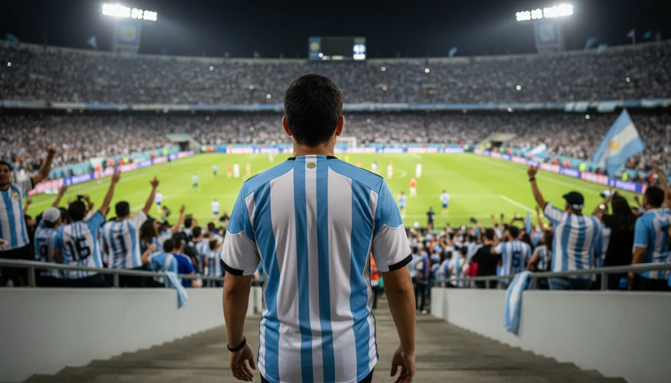 Speed, el streamer que se puso la camiseta argentina para "mufar" y se fue furioso del estadio