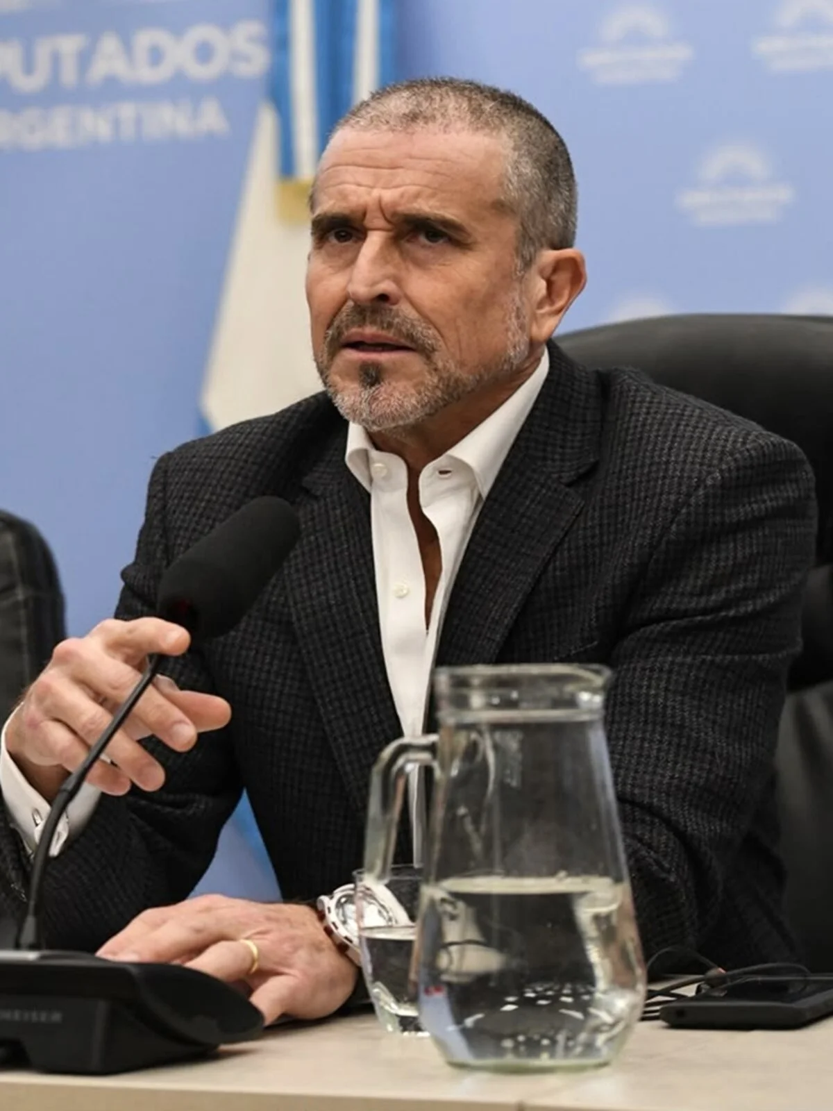 El diputado Bertie Benegas Lynch, presidente de la Comisi&oacute;n de Presupuesto