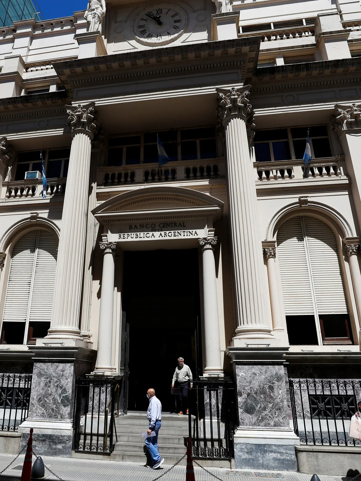 Fachada del Banco Central de la Rep&uacute;blica Argentina