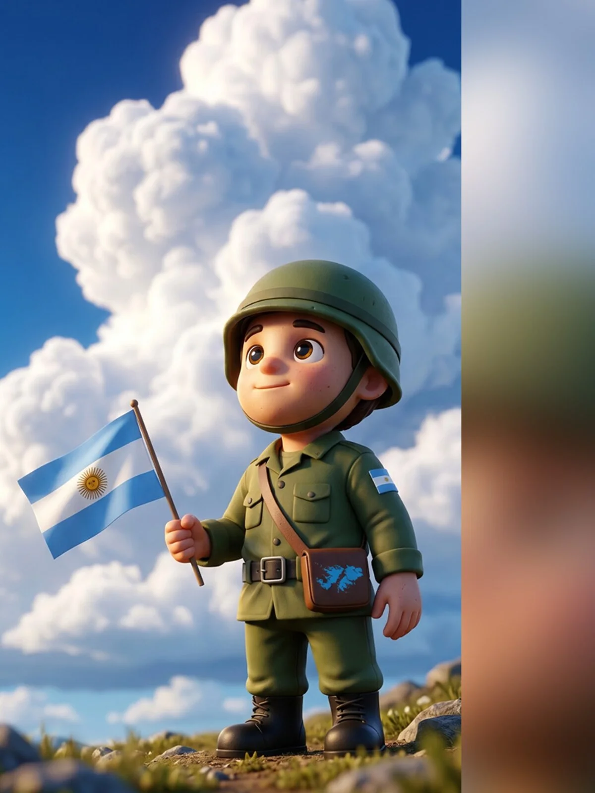 Malvinito: el personaje infantil que usa inteligencia artificial para acercar la gesta de Malvinas a los más chicos