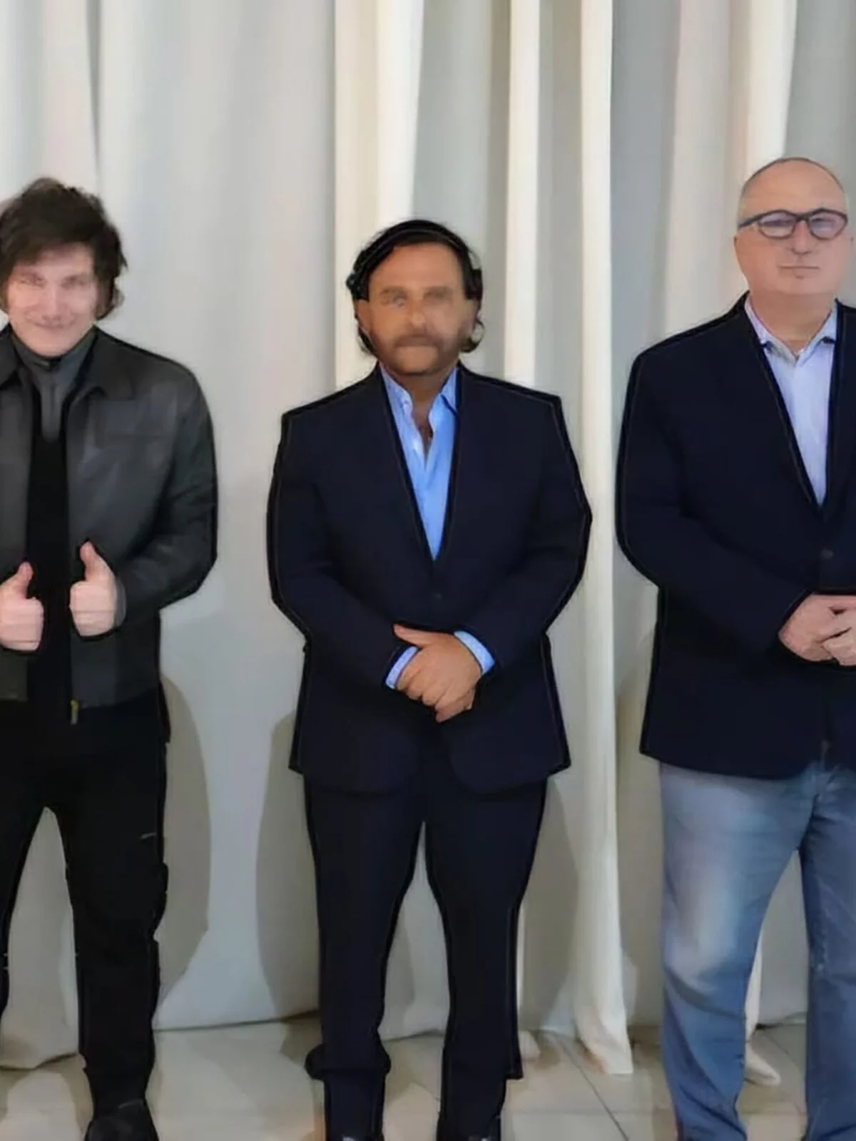 Javier Milei, reunido con los gobernadores Osvaldo Jaldo (Tucum&aacute;n), Gustavo S&aacute;enz (Salta) y Hugo Passalacqua (Misiones)