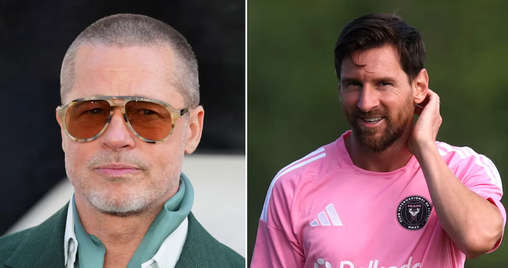 MESSI, TEMA DE DEBATE ENTRE BRAD PITT Y DAMSON IDRIS, QUÉ DIJERON LOS ACTORES SOBRE EL ASTRO