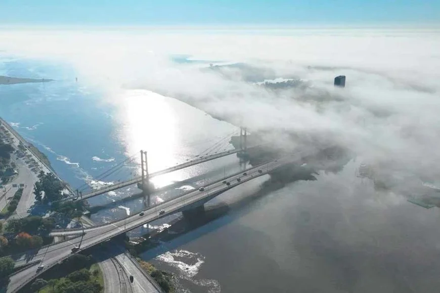 Niebla intensa y temperaturas más altas en Santa Fe