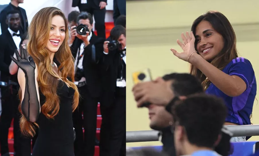 ANTONELLA ROCCUZZO MOSTRO SU APOYO EN REDES A SHAKIRA