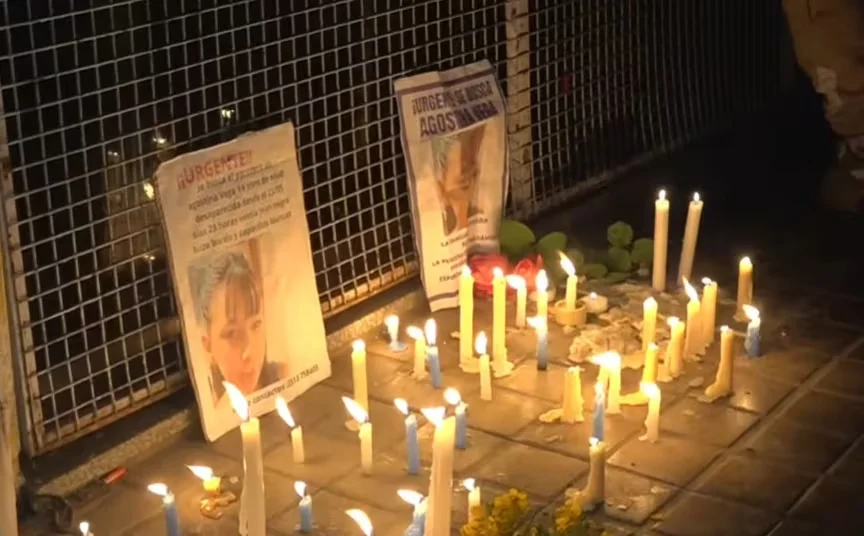 Dolor y despedida: velaron los restos de Agostina Vega